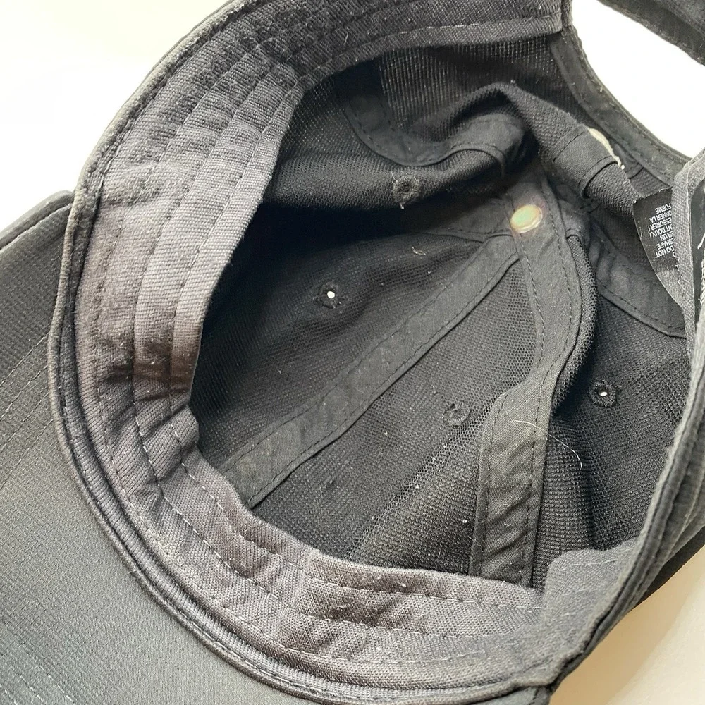 NIKE Hat‎ Legacy91 Black Drifit Running Golf Tennis Adjustable Strapback Cleaned